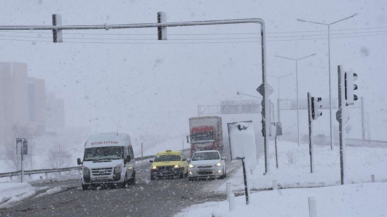 Bitlis ve Muş için kar yağışı uyarısı