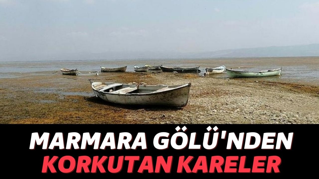 Marmara Gölünden Korkutan Görüntü! Bölgeden Göçler Başladı