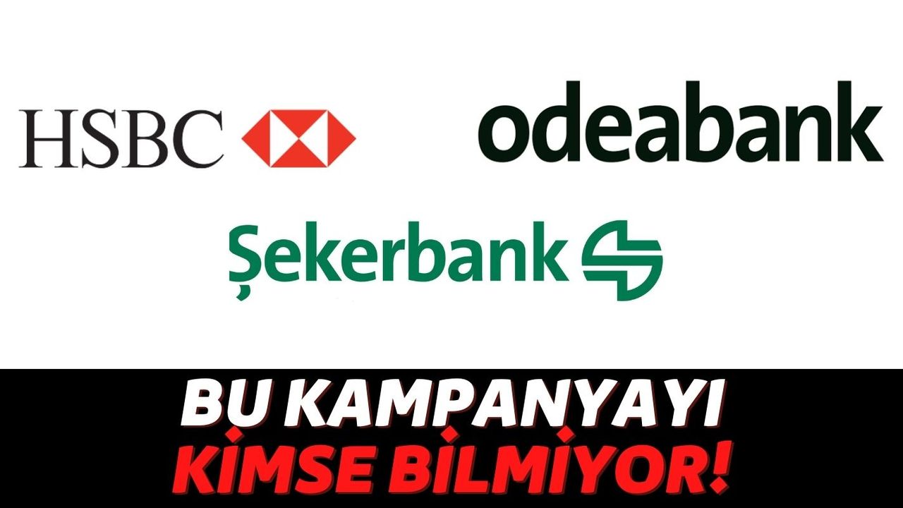 Şekerbank, Odeabank ve HSBC Birleşti Vatandaşların Cebi Şenlendi: Düşük Faizle Anında 50 Bin TL Veriyorlar!