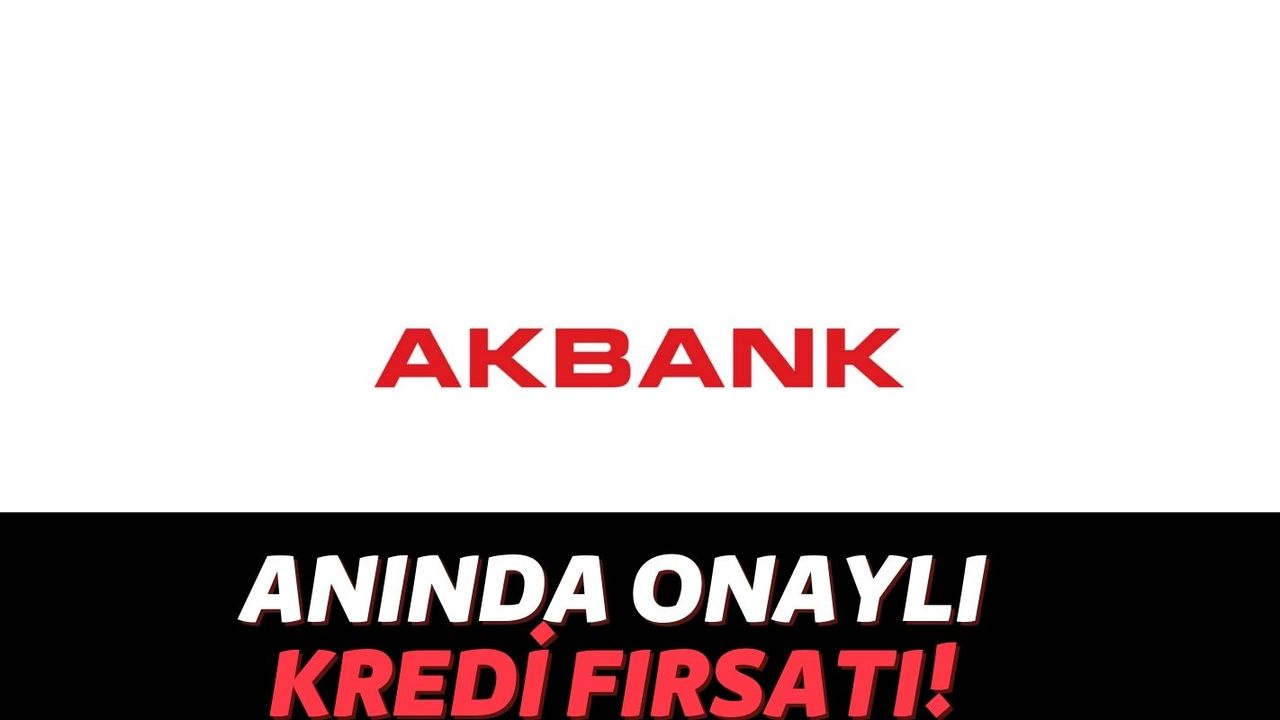 Akbank Son Dakika Kararıyla ATM'lerden Anında 10 Bin TL Kredi Vermeye Başladı: Giden Alıyor!