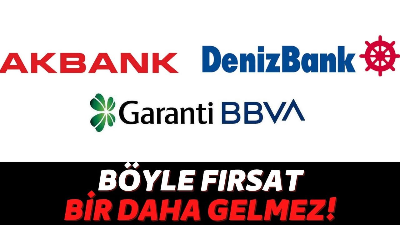 Akbank, Garanti BBVA ve Denizbank Müşterileri Rahat Nefes Almaya Başladı: İhtiyaç Kredilerinde Görülmemiş Faiz Oranı!