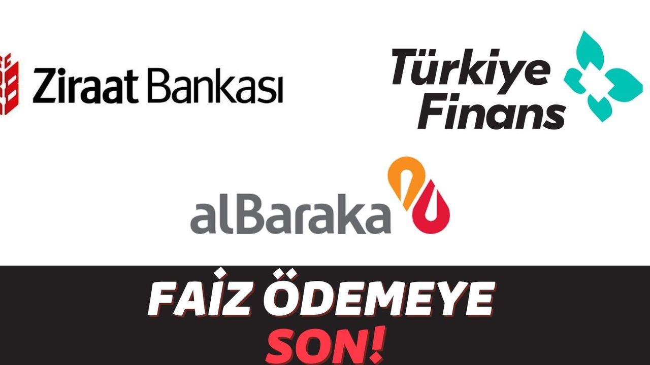 Ziraat, Albaraka Türk ve Türkiye Finans Birleşti İhtiyaç Kredilerinde Faiz Kalktı: Faizsiz 150 Bin TL!