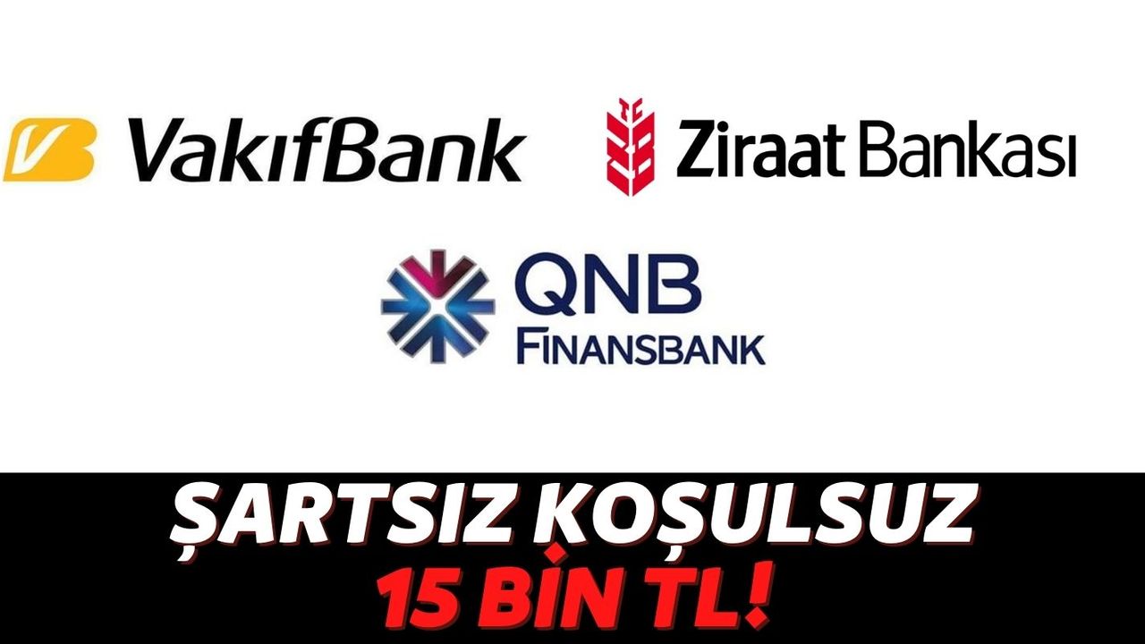QNB Finansbank, Ziraat ve Vakıfbank ATM'lerinden Kredi Çekebileceğinizi Biliyor muydunuz? Onaysız Anında 15 Bin TL!
