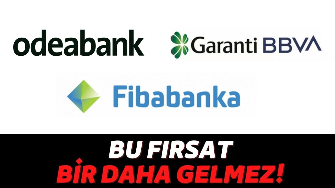 Garanti BBVA, Fibabanka ve Odeabank Birleşti Tek Tık İle 50 Bin TL Kredi Verilmeye Başlandı!