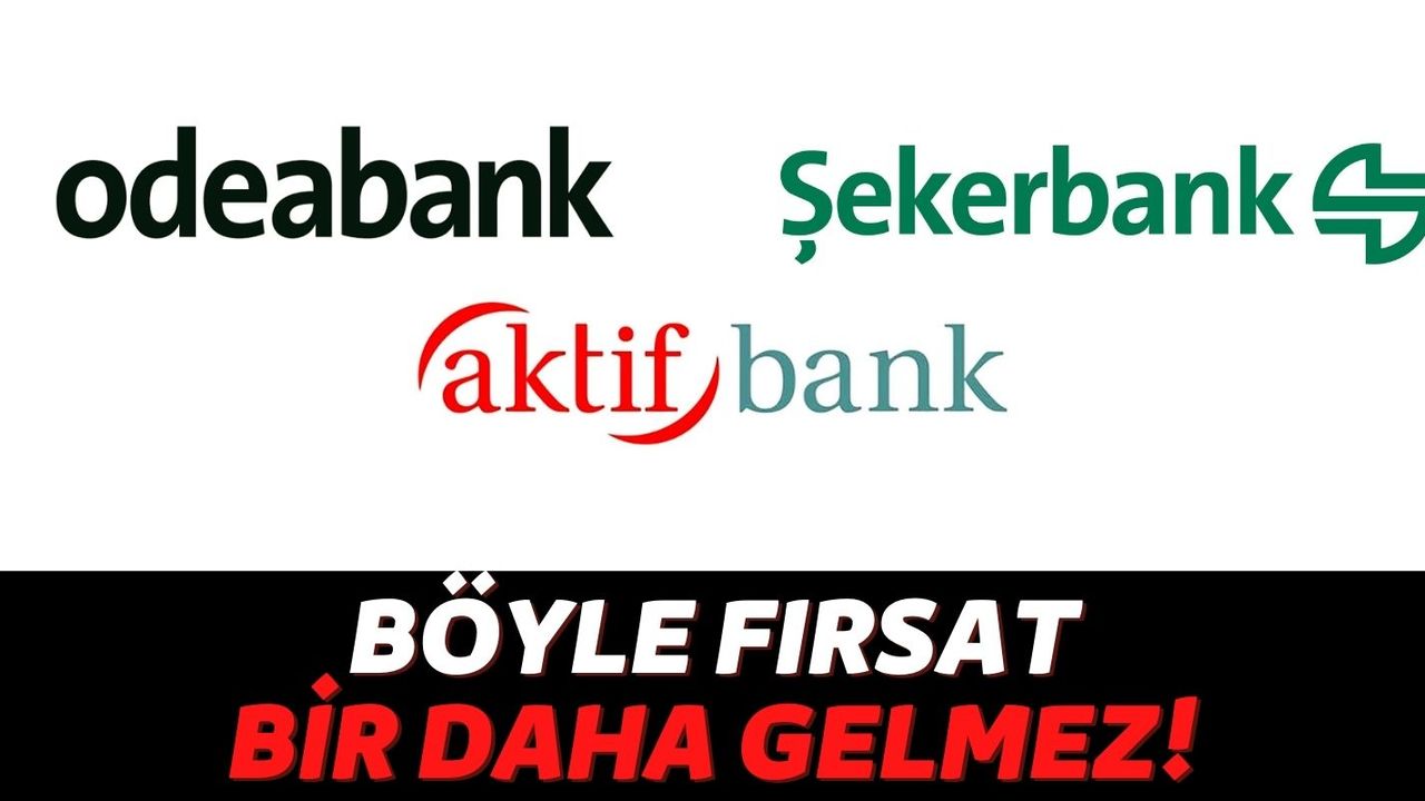 Şekerbank, Odeabank ve Aktifbank Birleşti Vatandaşların Yüzü Gülmeye Başladı: Anında 50 Bin TL Kredi!