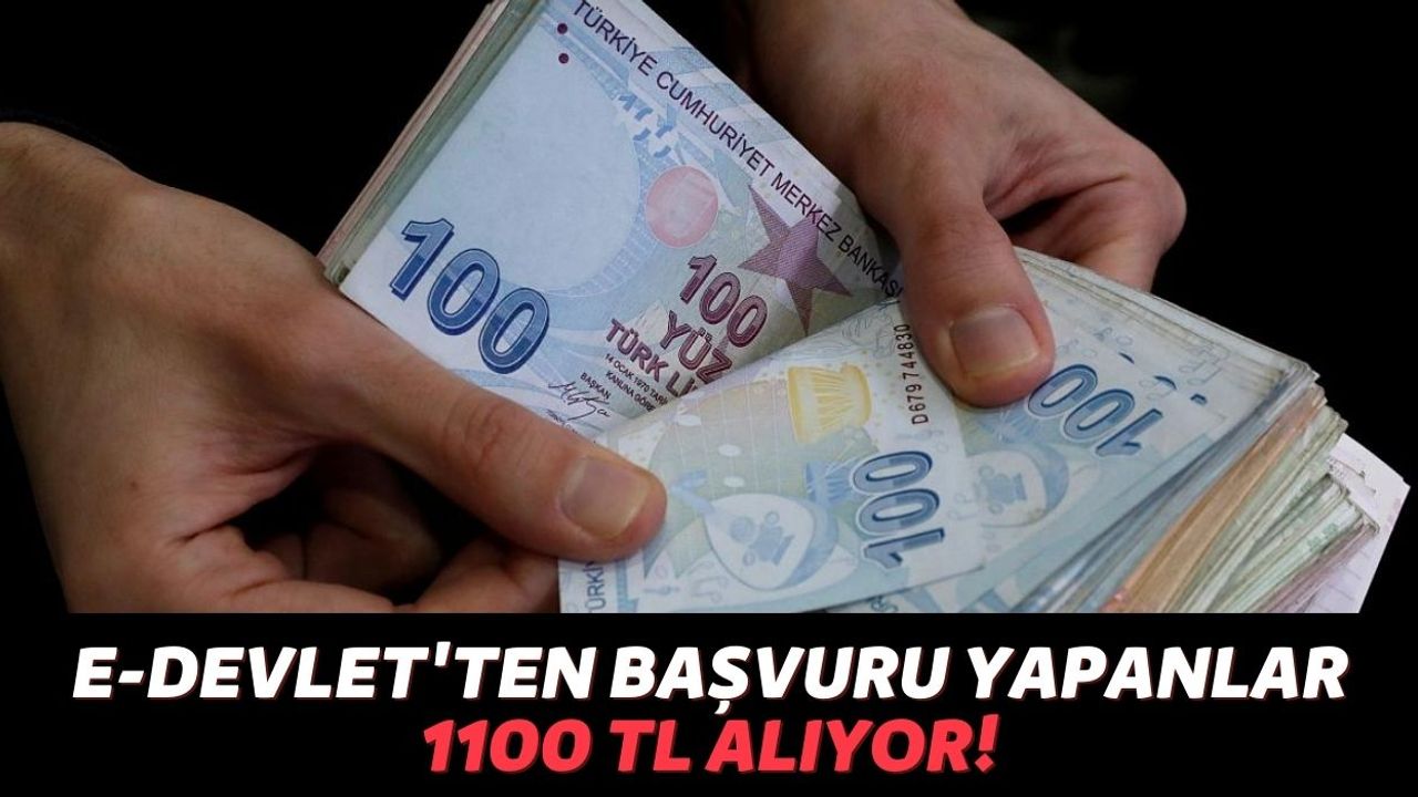 Asgari Ücretli Vatandaşlara Devlet Desteği Sürüyor, Geri Ödemesi Olmayan 1100 TL Geldi!