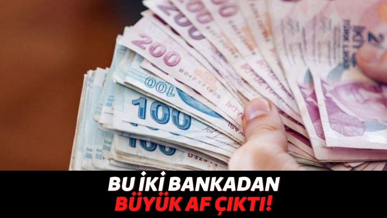 Vatandaşların Borçları Birikince ING ve QNB Finansbank'tan Af Kararı Çıktı, Tüm Borçlarınız İçin Size 25.000 TL Ödeniyor