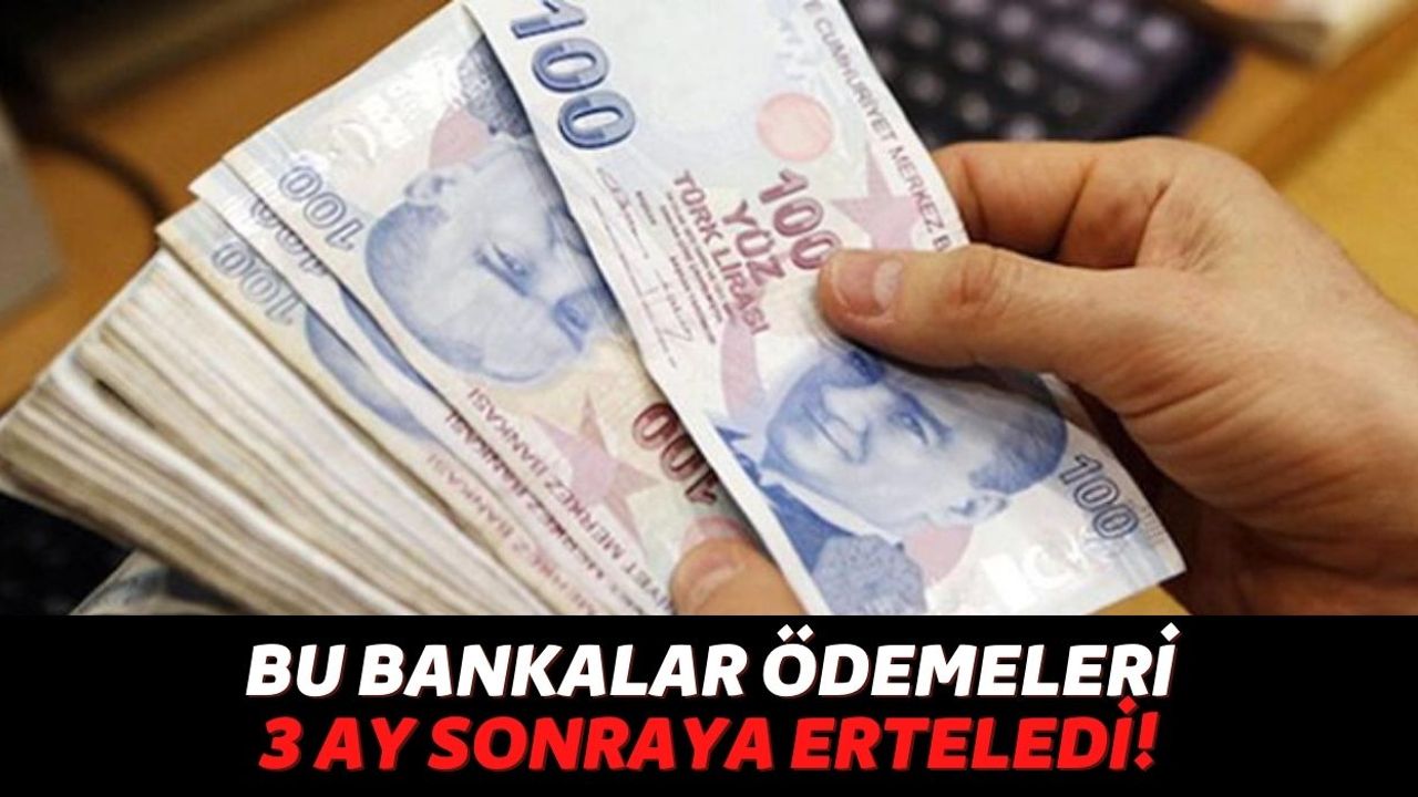 TEB, Vakıfbank ve Şekerbank Birleşti Kredi Ödemeleri 3 Ay Sonraya Ertelendi, Müşteriler Rahat Bir Nefes Aldı!