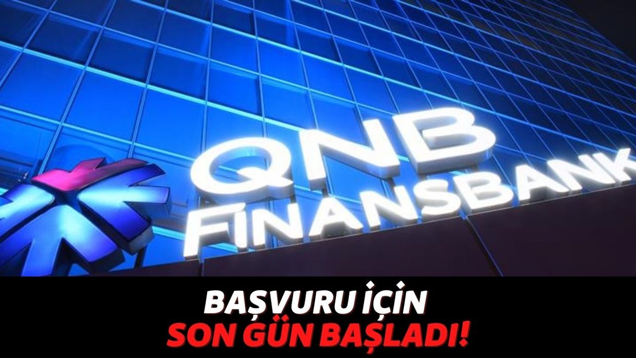 QNB Finansbank Bu Uygulamayı Cep Telefonuna İndirenlerin Hesabına 300 TL Yolluyor, Başvuru İçin Son Gün!