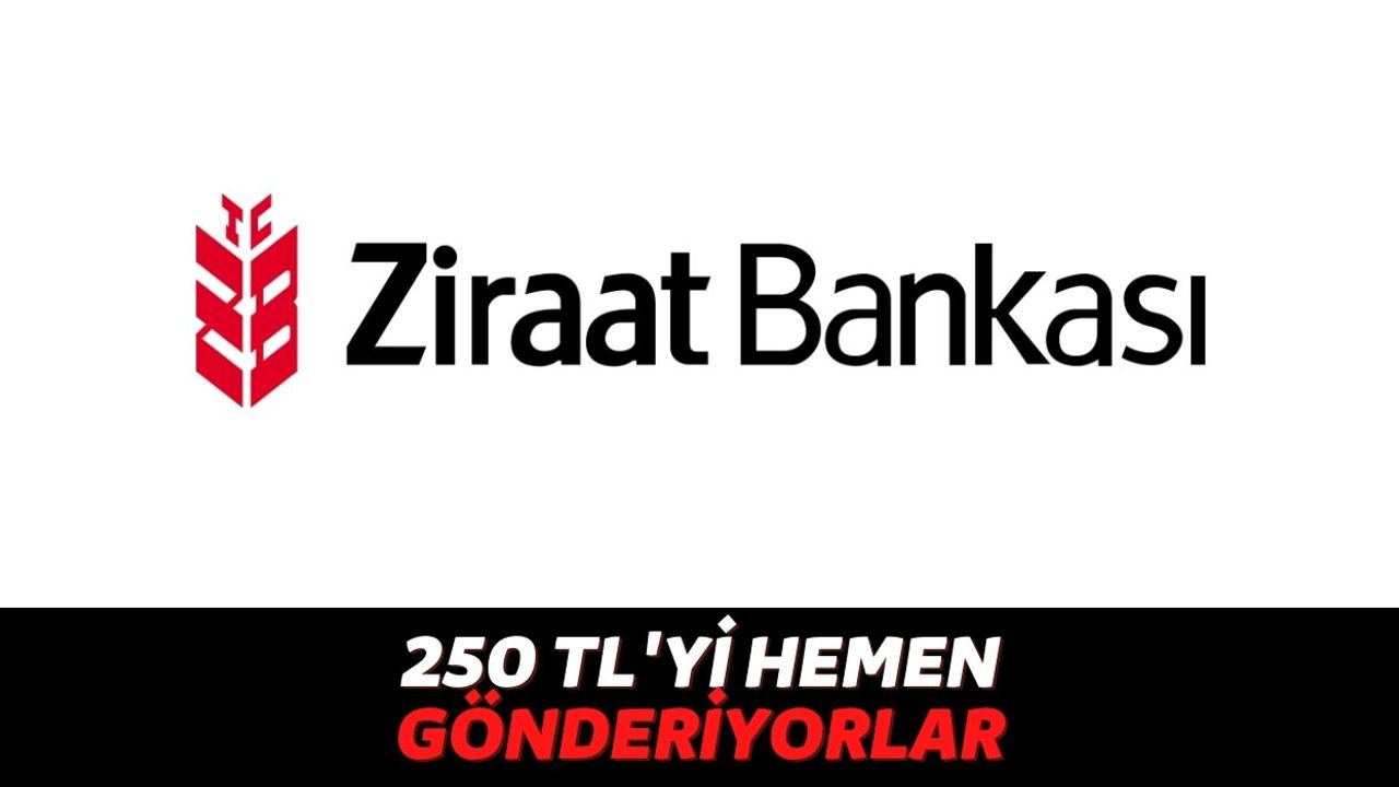 Ziraat Bankasına Başvuru Yapan Kişilerin Hesabına Anında 250 TL Gönderilecek, Başvuru İçin Son 4 Gün!