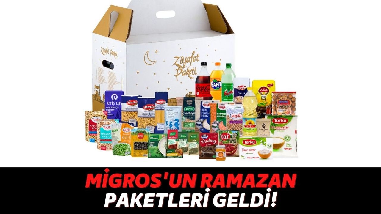 Migros'un Ramazan Kolileri Sahiplerini Bekliyor, 13 Çeşit Ürün Sadece 99,90 TL'den Satışa Sunuluyor!