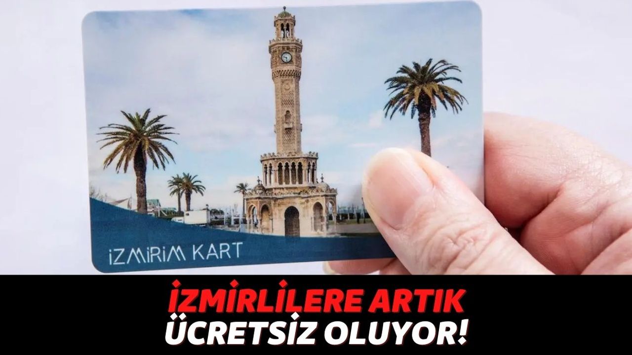 İzmir'de Yaşayan Vatandaşların Dikkatine, Başkandan Açıklama Geldi Toplu Taşıma Artık Ücretsiz Oldu!