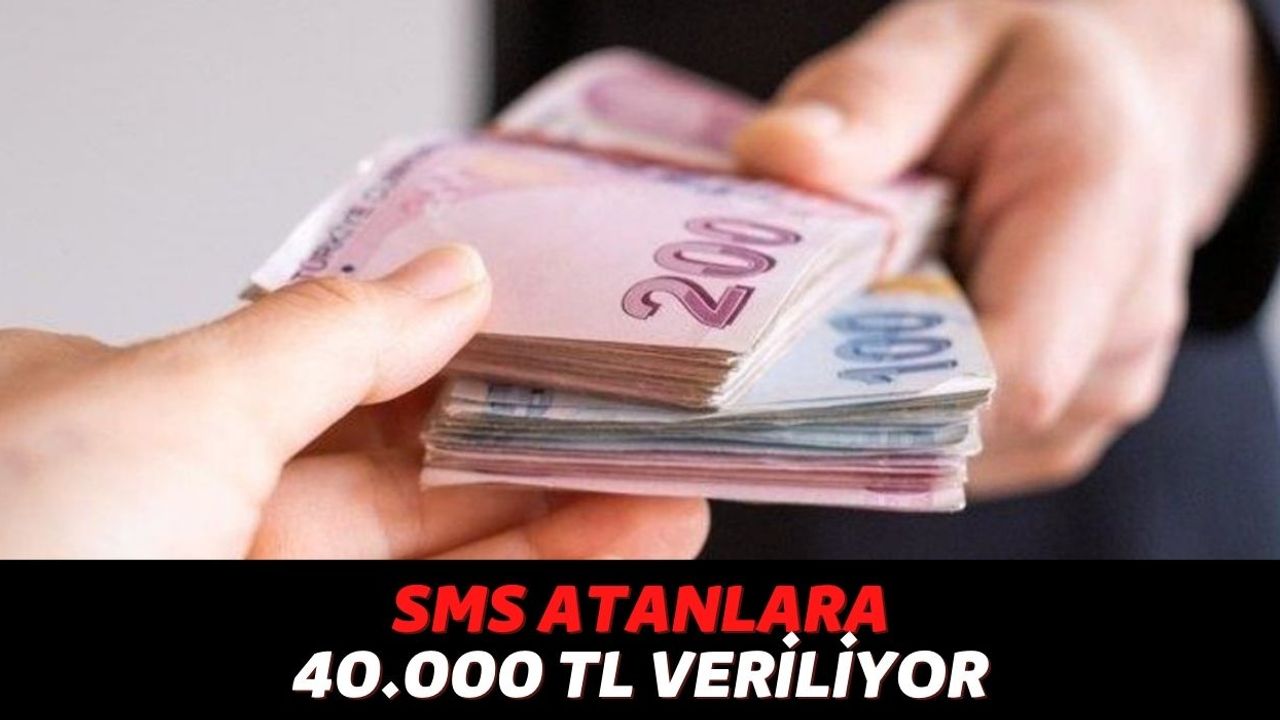 Nakite Sıkışan Vatandaşlar Cep Telefonuna Sarılıyor, SMS Atan Herkesin Hesabına 40.000 TL Yollanacak!