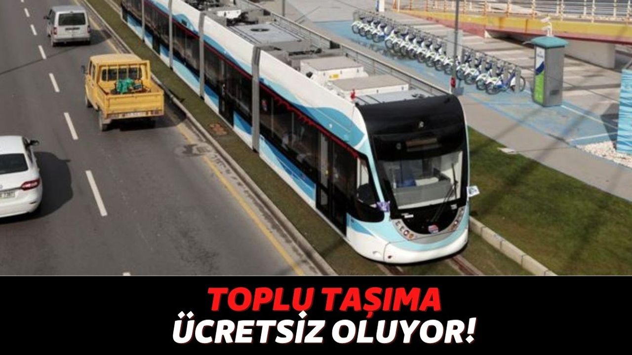 Sadece İzmir'de Yaşayan Vatandaşlar Yararlanacak! Eğer Bunu Yaparsanız Toplu Taşıma İçin Para Ödemeyeceksiniz!