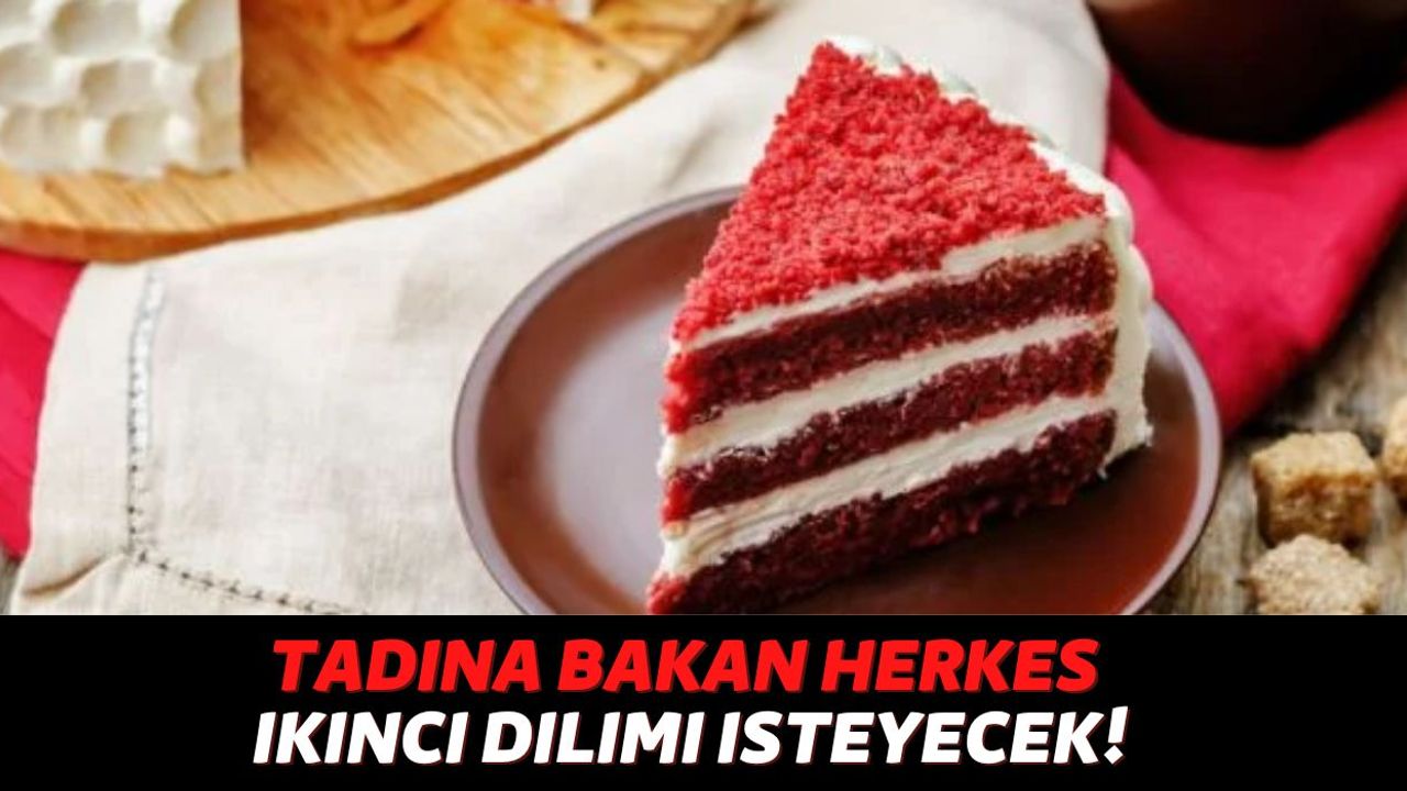 Bim'in Ünlü Red Velvet (Kırmızı Kadife) Pastasının Aynısını Evinizde Yapın, Herkes En Az 2 Dilim Yiyecek!