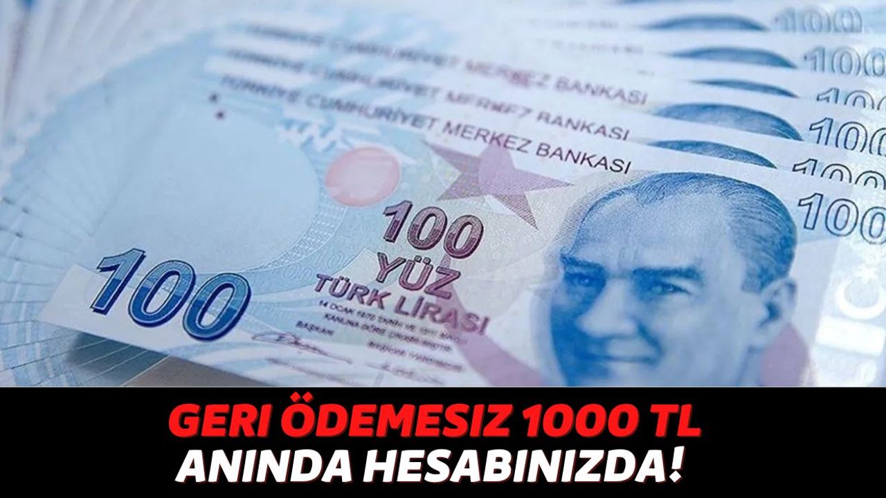 Acil Paraya İhtiyacınız Varsa Çözüm Akbank'ta, Geri Ödemesi Olmayan 1000 TL'yi Anında Hesabınıza Yolluyorlar..
