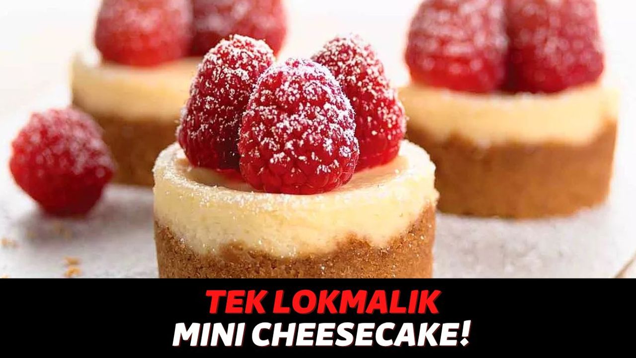 Hem Şık ve Pratik Hem de Çok Lezzetli: Porsiyonluk Mini Cheesecake'leri Yapmanız Sadece 15 Dakika Sürecek!