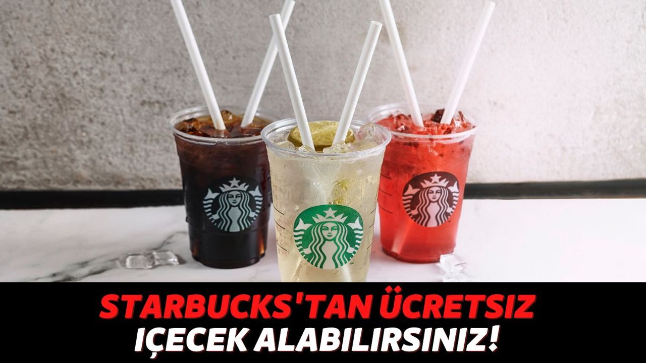 Eğer Sizin de Cebinizde İstanbulKart'ınız Varsa Starbucks'tan Ücretsiz İçecek Alabilirsiniz, Para Ödemeye son!