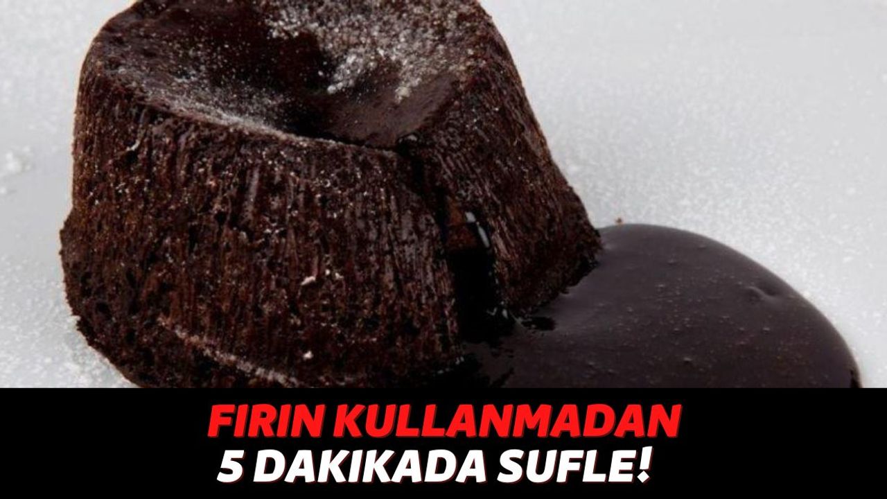 Tatlı Krizlerinize Pratik Çözüm: 5 Dakika İçinde Fincan Kullanarak Bol Çikolatalı Sufleler Yapıyoruz!