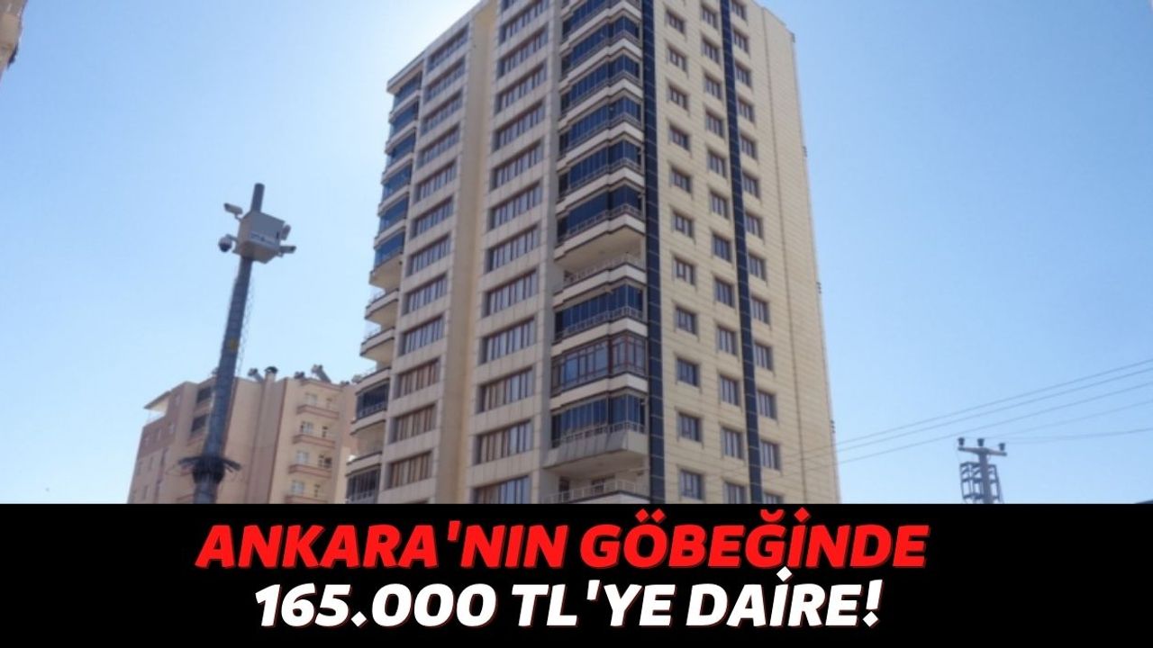 Ziraat Hacizli Daireleri Değerinin Çok Altında Satışa Çıkartıyor, Ankara'da 162.000 TL Ödeyenlere 3+1 Veriliyor!