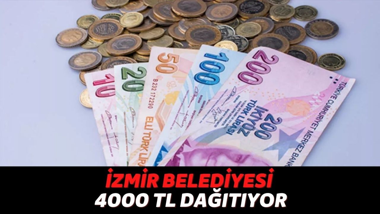 İzmir'de Öğrenim Gören Öğrencilerin Dikkatine, Binlerce Kişiye Geri Ödemesiz 4000 TL Verilecek!