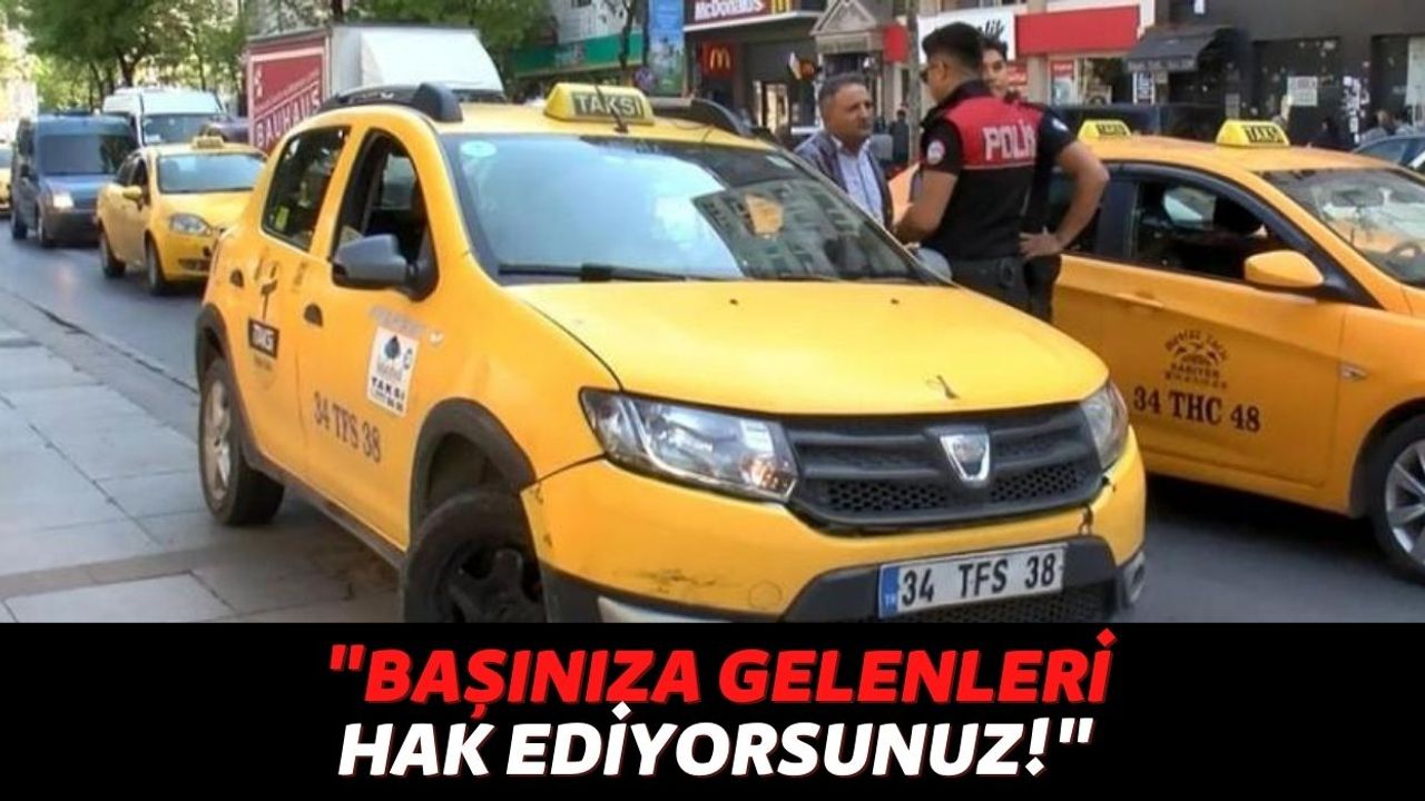 İstanbul Trafiğinde Polis, Taksiciye Ceza Kesince Olanlar Oldu: "Başınıza Gelenleri Hakediyorsunuz!"
