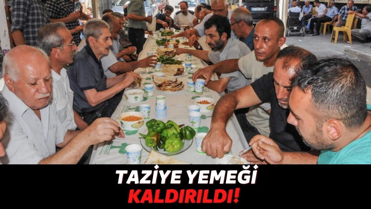 Aksaray'da Devrim Niteliğinde Karar: Valilik Cenazelerde Verilen Taziye Yemeğini Yasakladı!