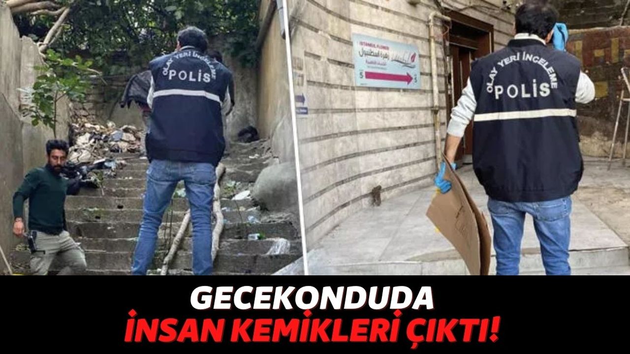 İstanbul'da Korkunç Olay: Fatih'te Yıkılan Gecekonduda Kafatası ve İnsan Kemikleri Bulundu!