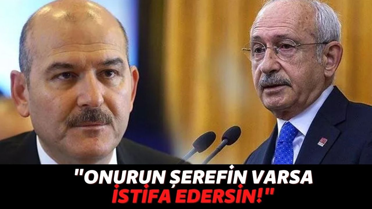 CHP lideri Kemal Kılıçdaroğlu ile İçişleri Bakanı Süleyman Soylu Arasında Gerginlik: "Allah Belanızı Versin!"