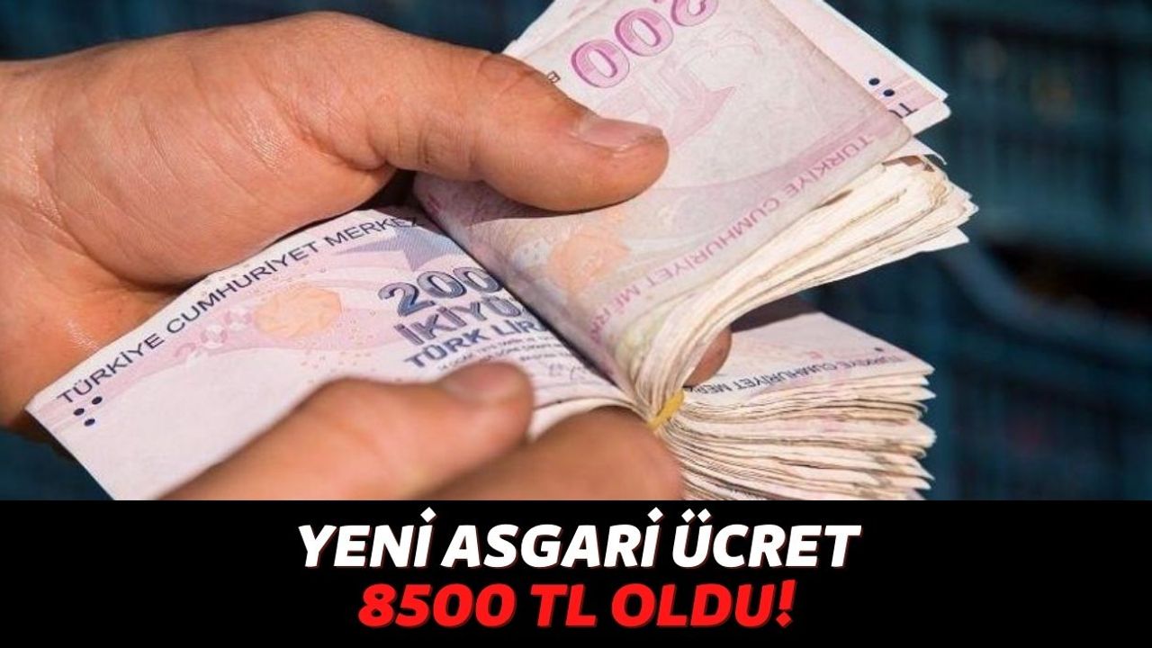 Cumhurbaşkanı Recep Tayyip Erdoğan Asgari Ücreti Açıkladı, Tam %55 Arttı 8500 TL Oldu!