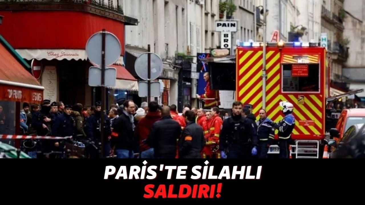 Fransa'da Saldırı: Paris Ahmet Kaya Kültür Merkezi Yakınında Silahlı Saldırı 3 Kişi Hayatını Kaybetti!