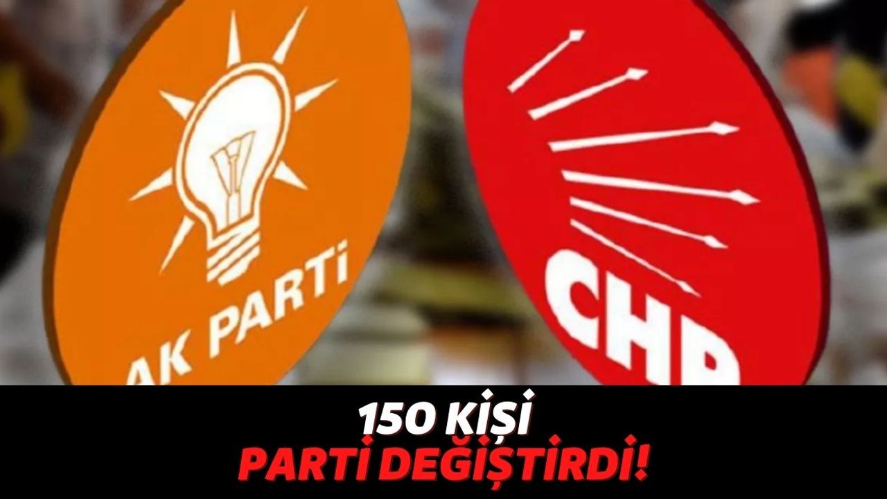 Ankara Kızılcahamam'da 150 Kişi AK Parti'den İstifa Edip CHP'ye Geçtiğini Duyurdu!