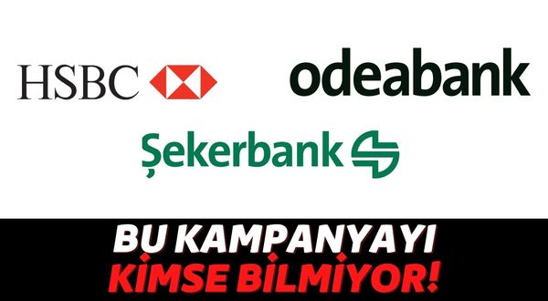 Şekerbank, Odeabank ve HSBC Birleşti Vatandaşların Cebi Şenlendi: Düşük Faizle Anında 50 Bin TL Veriyorlar!