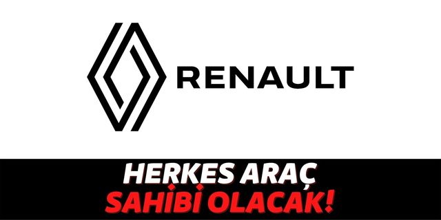 Otomobil Sahibi Olmak İçin Bankalarda Sıra Beklemeyin: Renault Şubeleri 100 Bin TL Kredi Veriyor!