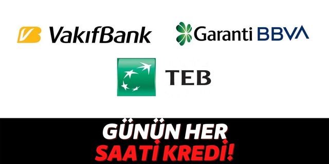 Garanti BBVA, Vakıfbank ve TEB ATM'leri Müşterilerine Anında Kredi Veriyor: Gece 3'te Bile 10 Bin TL Alın!