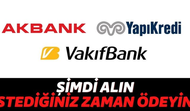 Yapı Kredi, Vakıfbank ve Akbank Artan Dolar Kuruna İnat Vatandaşlara Desteğe Devam Ediyor: 3 Ay Ödemesiz Kredi Fırsatı!