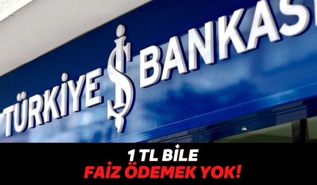 İşCep'ten Türkiye İş Bankalı Olan Vatandaşlara Faizsiz 10.000 TL Ödeme Yapılıyor!