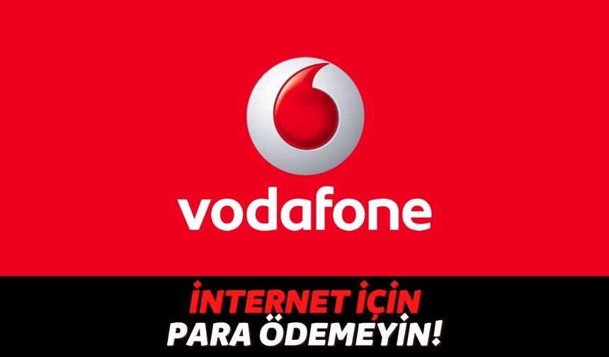 Vodafone'dan Müşterilerine Enflasyon Desteği Geliyor, Bunu Yapan Herkese Ücretsiz 24 GB İnternet Gönderilecek!