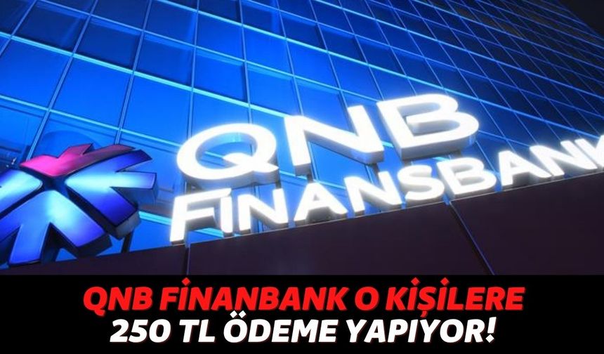 QNB Finansbank Kredi Kartınız Varsa Hemen SMS Göndererek 250 TL Alabilirsiniz, Başvuru İçin Son 5 Gün!
