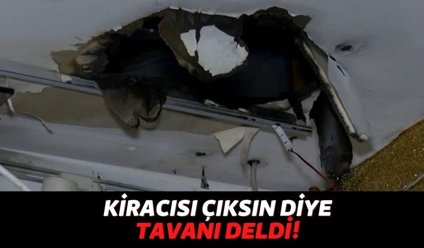 İstanbul Laleli'de Dükkan Savaşları: Dükkan Sahibi, Kiracısını Çıkartabilmek İçin Tavanı Deldi!