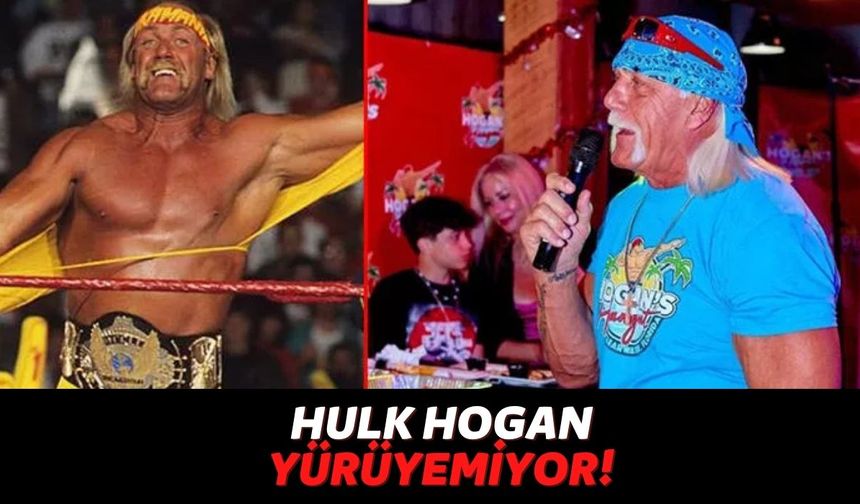 Amerikan Güreşinin Efsanelerinden Hulk Hogan Artık Sadece Koltuk Değnekleriyle Yürüyebiliyor!